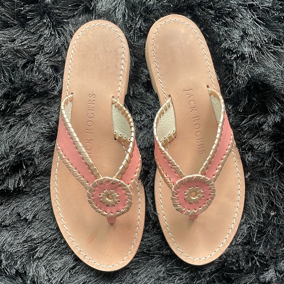 Jack Rogers 7 pink sandals - Picture 2 of 8